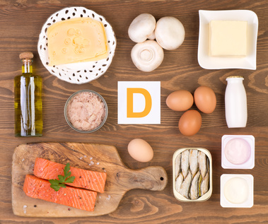 vitamin d foods such as tuna, milk, salmon, eggs, and cod liver oil